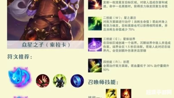 众星之子技能